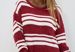 Sweater y polerones  oversize en chenille