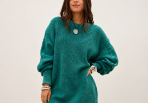 Maxi sweater ochos